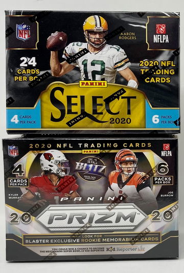 2020 Panini NFL Blaster Prizm Select Combo (1 each)