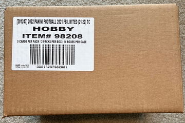 2021 Panini Limited Football Sealed Hobby CASE (14 box)