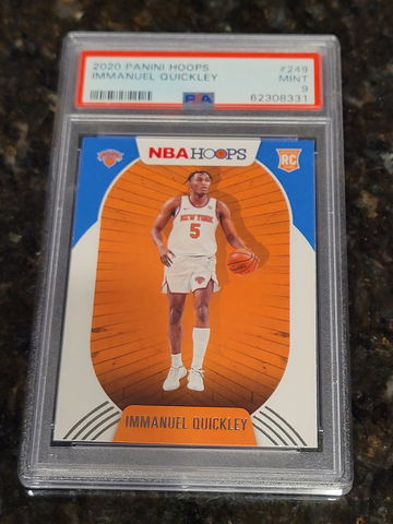 2020 Hoops Immanuel Quickley Rookie RC Card #249 PSA 9