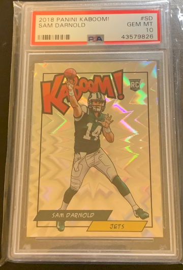 2018 Panini Kaboom Sam Darnold PSA 10