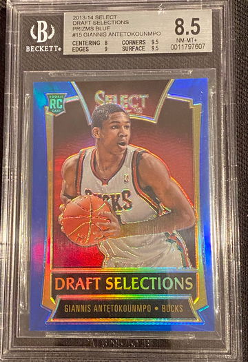 Giannis Antetokounmpo 2013-14 Select Blue Refractor Rookie #/49