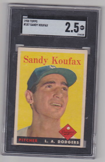 Sandy Koufax 1958 Dodger Legend