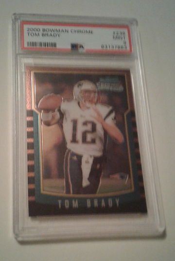 2000 Bowman Chrome Tom Brady Rookie #236 PSA 9