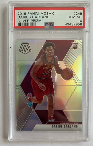 2019 Panini Mosaic Darius Garland Silver Prizm PSA 10