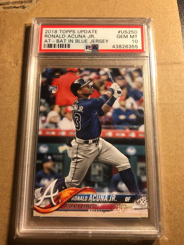 Ronald Acuna Jr 2018 Topps Update PSA 10