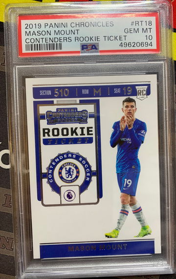 Mason Mount 2019/20 Chronicles Contenders PSA 10 Rookie Card