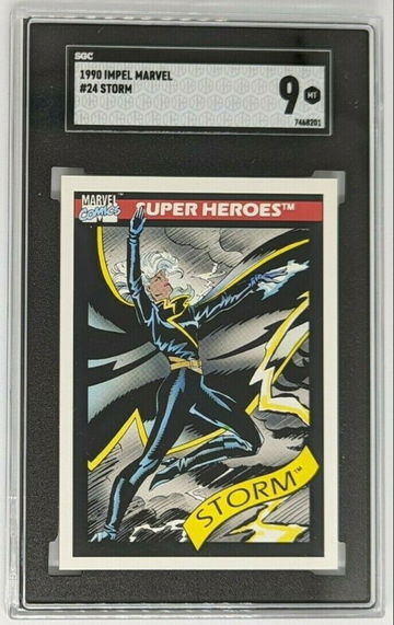 1990 Impel Marvel Universe #24 Storm SGC 9 Mint X-Men
