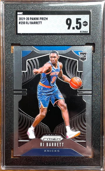 RJ Barrett 2019-20 Panini Prizm #250 SGC9.5 MINT+