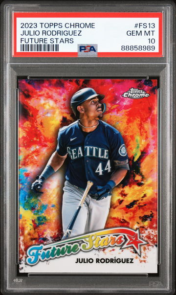 2023 Topps Chrome Future Stars Julio Rodriguez #FS13 PSA 10
