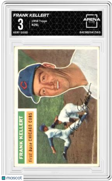 1956 Topps Frank Kellert #291 Arena Club 3