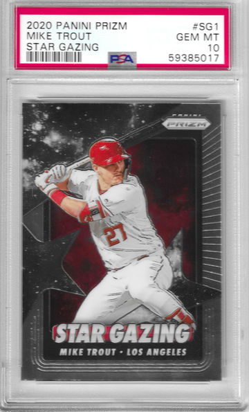 2020 Prizm Mike Trout Star Gazing PSA 10