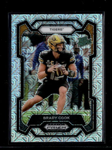 2024 Panini Prizm #187 Brady Cook Rated Prospect Rookie /25