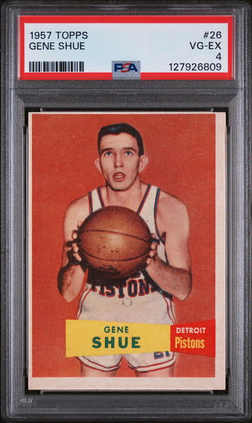 1957 Topps Gene Shue Dp #26 PSA 4