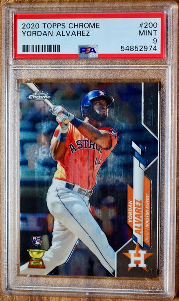 2020 Topps Chrome Yordan Alvarez