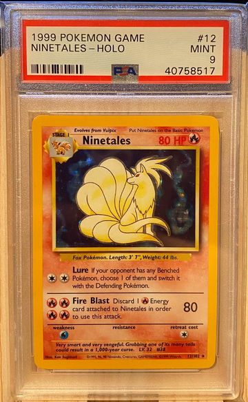 Pokémon/Pokemon - 1999 Base Set Ninetales Unlimited