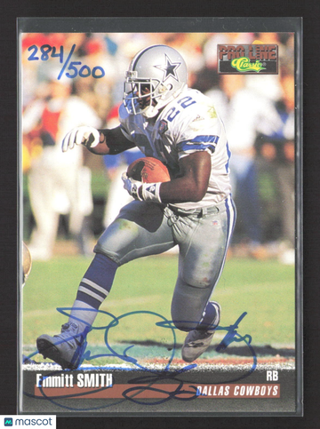 1995 Classic Pro Line Emmitt Smith [Base] Base Set 9