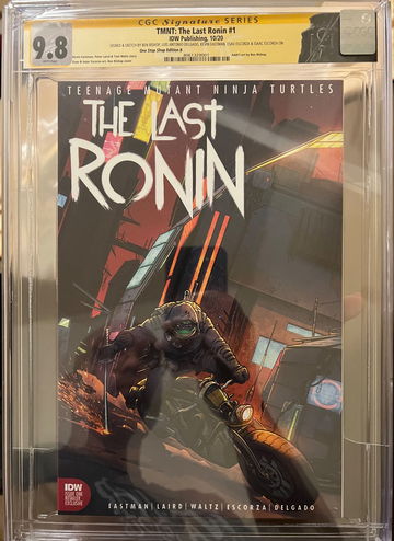 The Last Ronin #1 Ben Bishop Ltd 500 x5 Sketches/x6 SIGNED CGC 9.8 RARE!!