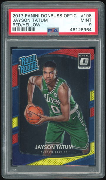 2017 Optic Jason Tatum Red Yellow