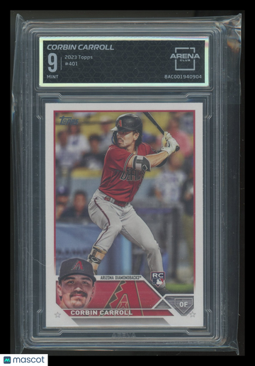 2023 Topps Corbin Carroll #401 RC Arena Club 9