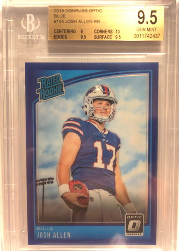 2018 Optic Josh Allen Rated Rookie Blue /149