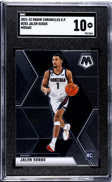 2021 Panini Chronicles Mosaic Jalen Suggs #253 RC SGC 10
