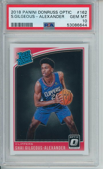 2018 Shai Gilgeous-Alexander Optic PSA 10 Gem-Mint