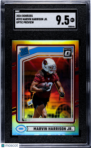 2024 Donruss Marvin Harrison JR. #393 Optic Preview SGC 9.5