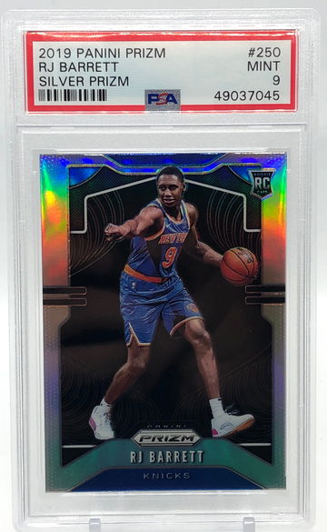 2019-20 Prizm RJ Barrett #250 Silver PSA 9