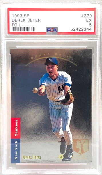 1993 SP Derek Jeter Rookie PSA 5