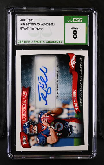 TIM TEBOW 2010 ROOKIE AUTO 