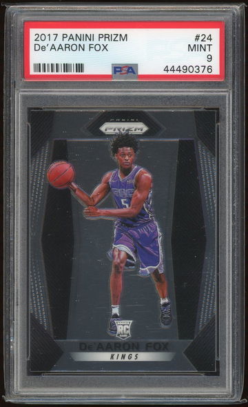 2017 Panini Prizm De'Aaron Fox PSA 9