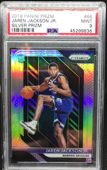 Jaren Jackson Jr Silver Prizm PSA 9