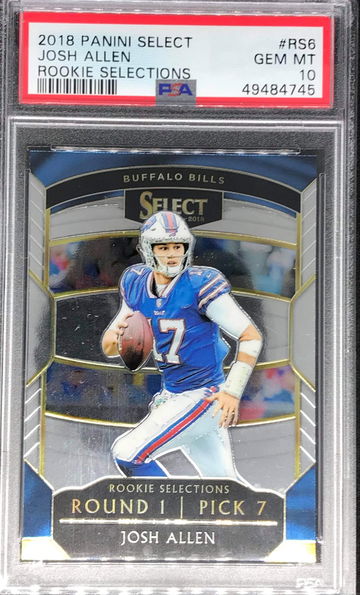 Josh Allen 2018 Select Rookie Selections PSA 10