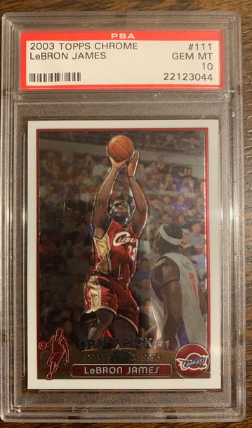 2003 Topps Chrome Lebron James