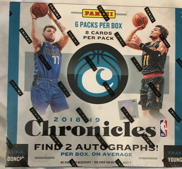 2018-19 Chronicles Basketball Hobby Box