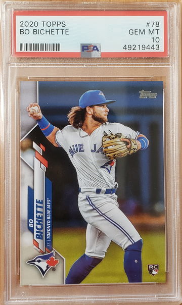 2020 Topps Series 1 Bo Bichette PSA 10 #78 RC Rookie Card