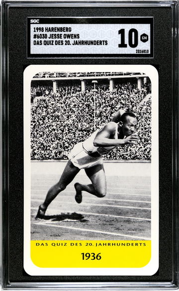 1998 Harenberg Jahrhunderts Jesse Owens Olympics Track & Field SGC 10 POP 1