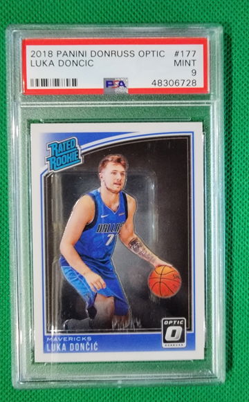 2018 Optic LUKA DONCIC 177 PSA 9