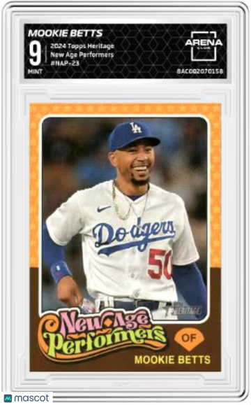 2024 Topps Heritage Mookie Betts #NAP-23 New Age Performers Arena Club 9