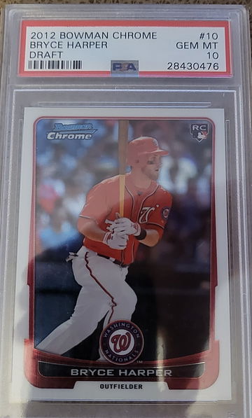 2012 chrome draft harper rookie