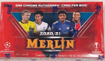 2020-21 TOPPS MERLIN CHROME SOCCER HOBBY BOX 1 AUTO - SUPPORT A LOCAL CARD SHOP!