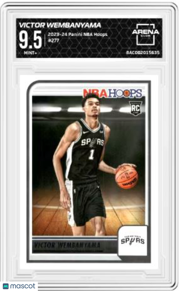 2023 2022-23 Panini NBA Hoops Victor Wembanyama #277 Arena Club 9.5