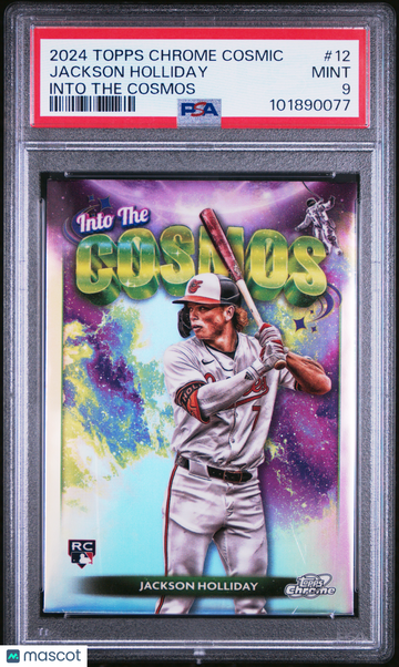 2024 Topps Chrome Cosmic Into The Cosmos Jackson Holliday #12 PSA 9
