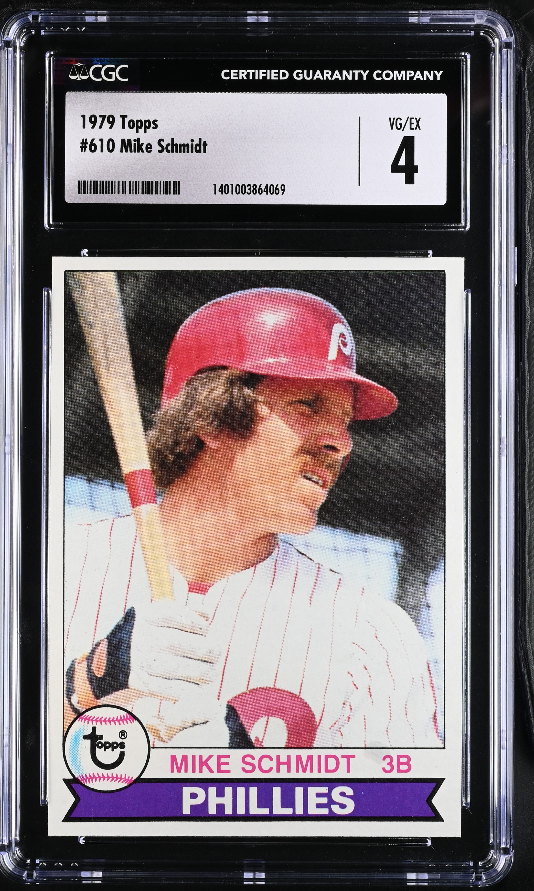 1979 Topps Mike Schmidt #610 CGC 4 P1366