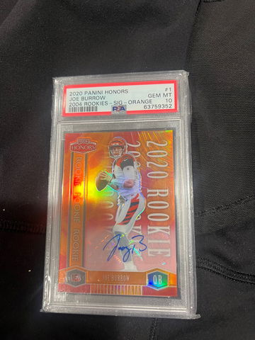 2020 Honors Joe Burrow Auto /25 PSA 10 🔥 