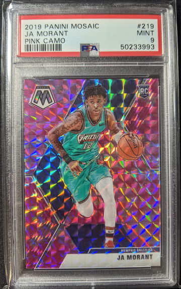 2019 Mosaic Ja Morant Pink Camo PSA 9