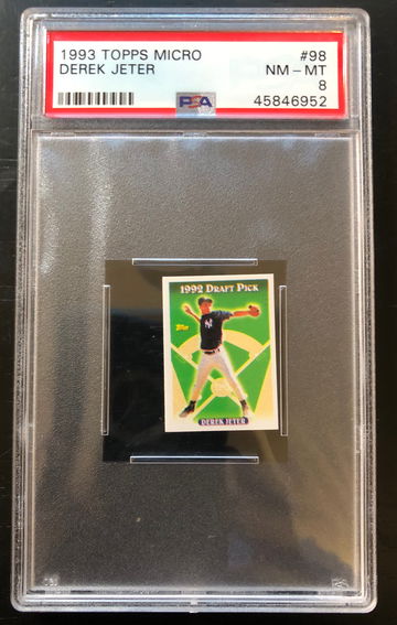 1993 Topps Micro Derek Jeter PSA 8 #98
