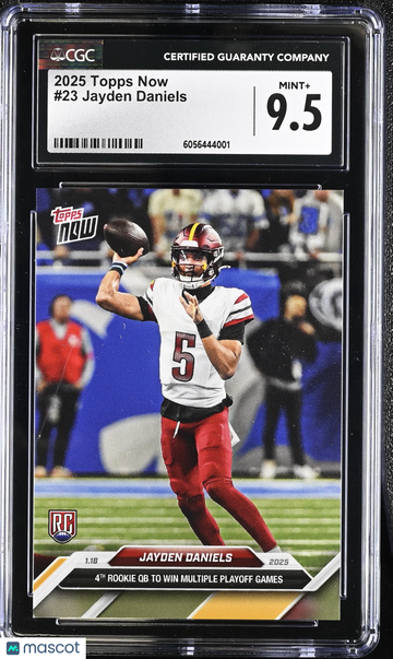 2025 Topps Now Jayden Daniels #23 CGC 9.5