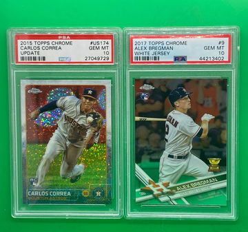 2 cards Bregman and Correa. 