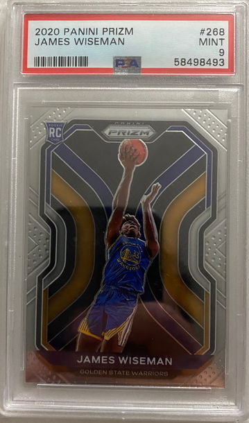 2020 Panini Prizm James Wiseman PSA 9 MINT